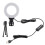 Live Streaming Lighting LED Ring Light Webcam Lighting Video Conference Lighting Dimmable Brightness Adjustable Color Temperature3Light Modes 1