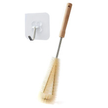 Water Bottle Cleaning Brush Long Handle Foot Brush Elderly, Toe Cleaning Mobility Impaired Individuals, Hanging Hole Deep Clean Exfoliation Easy-Grip