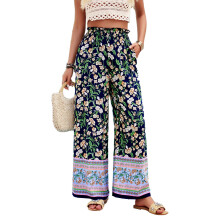 Easy to Match Palazzo Pants for Women Casual Loose Fit Lightweight Trousers with Side Pockets Versatile for Beach Vacation Maternity and More