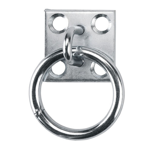 Durable Metal Horse Tie Ring Plate Rust Resistant for Horse Stall Stable Use 1
