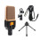Professional Studio Recording Condenser Microphone with 3.5mm for PC Laptop 7