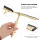 Εργαλείο καθαρισμού ντους μπάνιου Squeegee Deluxe για συντήρηση γυάλινων επιφανειών 1 3