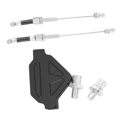 Motorcycle Clutch Lever DIY Easy Installation Decorative Clutch Cable System Black 1