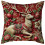 Christmas Pillow Covers Red Gold Polyester 4pcs 4