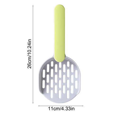 Strong Mesh Litter Scoop – Dust-Free, Large Capacity, Durable Plastic, Compatible with Small Litter Boxes 2