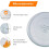 Glass Plate Turntable for Microwave Oven Universal Suitable, Approx. 24.5Cm 4