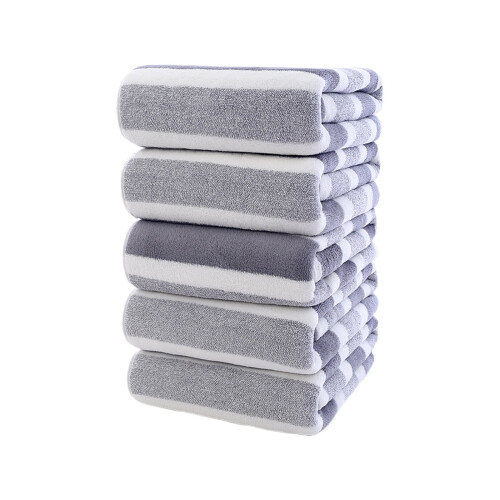 Oversized Velvet Bath Towel | Quick-Dry, Ultra-Soft Plush, Durable Polyester | 140x70cm | Multicolor 1