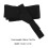Japanese Kimono Belt Black Polyester 190cm 3