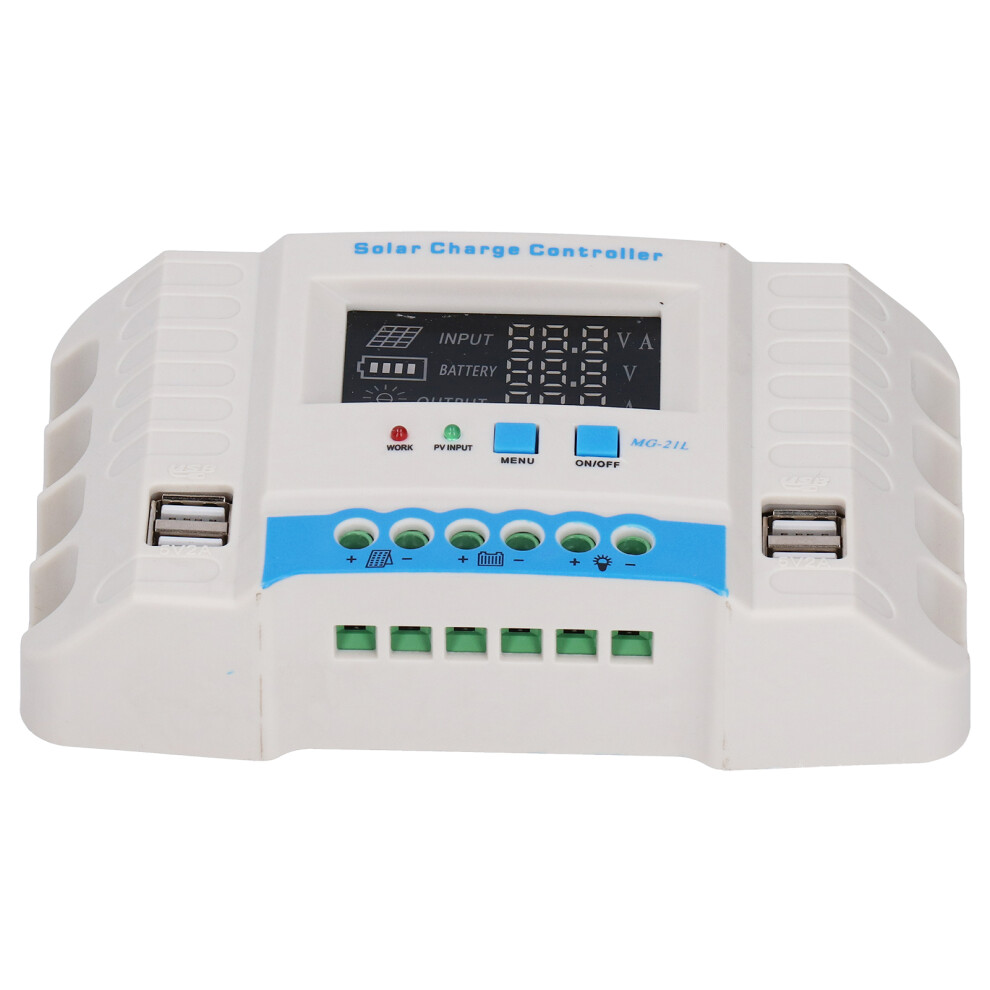 Solar Charge Controller Pwm 10A 12V/24V Abs Lcd Mg2430z 8711389381902