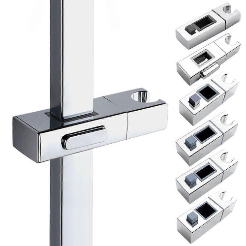 Rotatable Shower Head Holder Adjustable Riser Rail Bracket Hardware Bath Accessories 1
