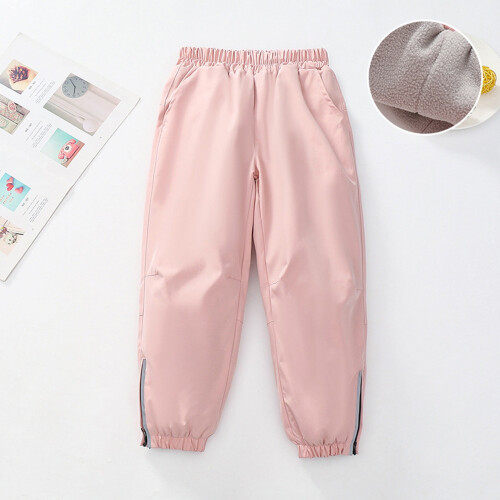 Kids Thermal Pants Windproof Lined with Reinforced Knees 1