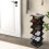 Shoe Rack Black Thickened Widened 10.6x10.2x6.5in 3
