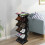 Shoe Rack Black Thickened Widened 10.6x10.2x6.5in 5