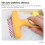 De-shedding Tool for Dogs Plastic Orange 1Pack 3
