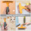 De-shedding Tool for Dogs Plastic Orange 1Pack 4