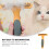De-shedding Tool for Dogs Plastic Orange 1Pack 6