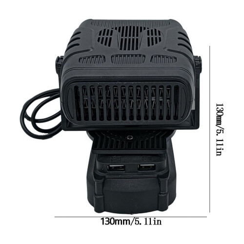 Draagbare oplaadbare elektrische kachelventilator (1 stuk) 2