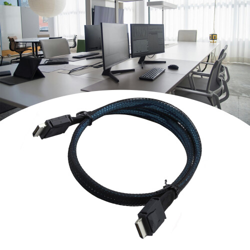PCIe SFF-8611 4i to SFF-8611 Data Active Cable Internal Device Connection Transmission Cable for Desktop Servers 1