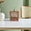 Portable Bird Cage Rectangular Shape in Light Brown for Lovebirds Easy Cleaning 1Pcs 4