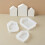 Conjunto de 3 moldes de casas, atóxicos, para artesanato e confecção de presentes. 7