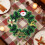 Small Artificial Christmas Wreath Mini Hanging Decor 4