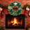 Small Artificial Christmas Wreath Mini Hanging Decor 5