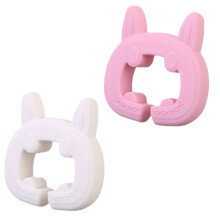 Durable Kitchen Utensils Rest Silicone Heat-pink white