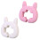 Durable Kitchen Utensils Rest Silicone Heat-pink white 1