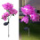 Nova lanterna solar Hydrangea Macrophylla, flor artificial, para uso doméstico ou em jardins. 3