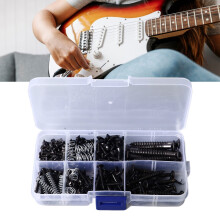 Kit molletta vite ponte per chitarra – Accessorio di riparazione in metallo nero, varie misure