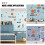 Vinyl Baseball Stickers PVC Assorted Color 2Pcs 7