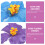 Set di 9 fermagli per capelli floreali da donna – Boho Beach & 4
