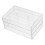 Compact Transparent Cassette Case, Scratch-Resistant and Portable 3Pcs 6