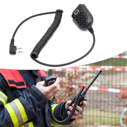 Two Way Radios Speaker Microphone with Headphone Port for Private Communication 1