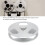 1/4 2.5 Inch Empty Tape Reel Silver 3-Hole 4