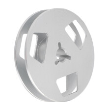 1/4 2.5 Inch Empty Tape Reel Silver 3-Hole