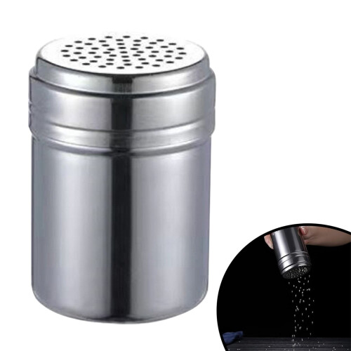 Stainless Steel Sugar Pepper Shaker Set 2 PCS 1