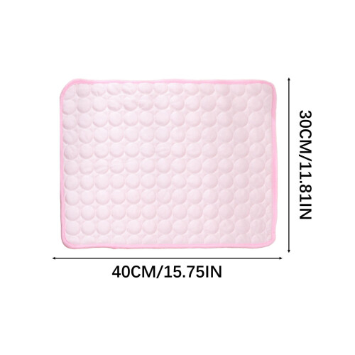 Mata chłodząca dla psa Ice Silk Summer Sleeping Pad Pink 2