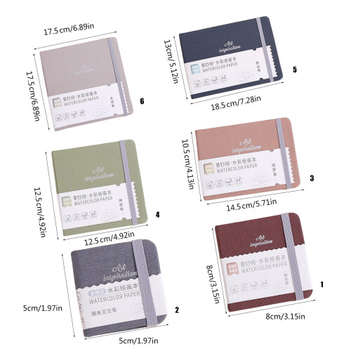 Watercolor Sketchpad Hardcover 24 Sheets 2