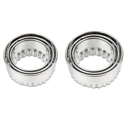 3Pcs Stainless Steel Pastry Dough Press for Dumpling Wrappers Making Kitchen Tool 2