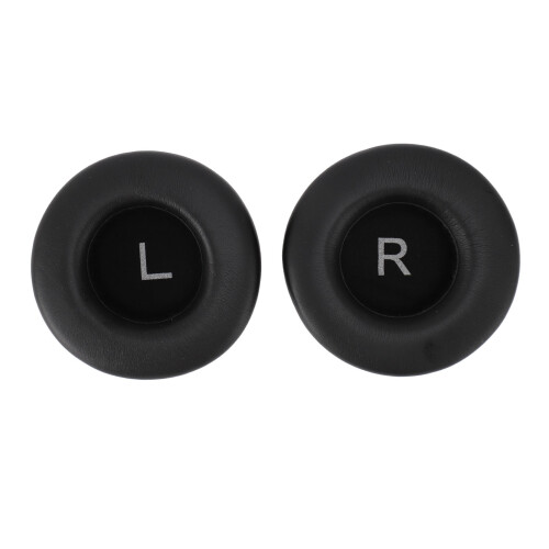 Headset Ear Pads Replacement PU Leather Soft Sponge Thick Flexible Black 1