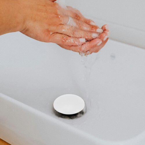 1Set 8.7*2.6*2.6in Ceramic Sink Drain Stopper for Bathroom Sinks 2