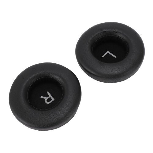 Headset Ear Pads Replacement PU Leather Soft Sponge Thick Flexible Black