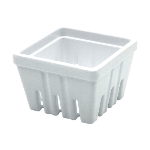Passoire carrée en mélamine pour panier à baies, 10 cm 1
