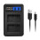 Bærbar LCD USB-lader for Sony ILCE-6000 og ILCE-7 4