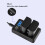 Bærbar LCD USB-lader for Sony ILCE-6000 og ILCE-7 6