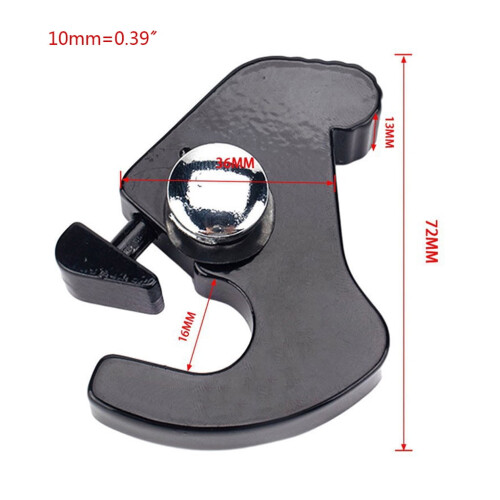 2Pcs Detachable Rotary Rack Clips for Motorcycle External Modification Luggage Rack Docking for Latch Kit 1