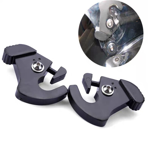 2Pcs Detachable Rotary Rack Clips for Motorcycle External Modification Luggage Rack Docking for Latch Kit 2