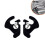 2Pcs Detachable Rotary Rack Clips for Motorcycle External Modification Luggage Rack Docking for Latch Kit 5