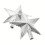 Christmas Tree Star Ornament for Festive Occasions 2Pcs Silver 4